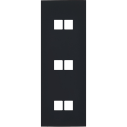 Switch plate Désir black...