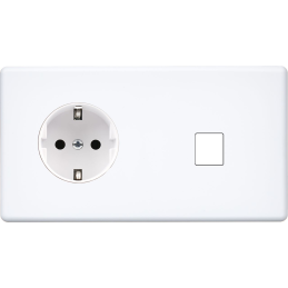 Switch plate Desir white...
