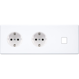 Switch plate Desir white...