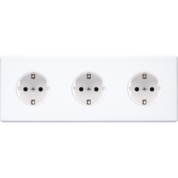 Façade Desir blanc triple...