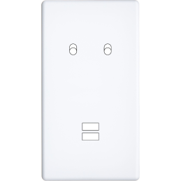 Switch plate Hitera white...