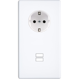 Switch plate Hitera white...