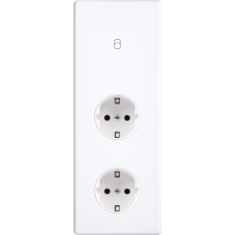 Switch plate Hitera white...