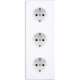 Switch plate Hitera white...