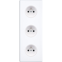 Switch plate Hitera white...