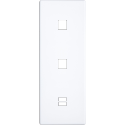 Switch plate Hitera white...