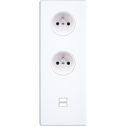 Switch plate Hitera white...
