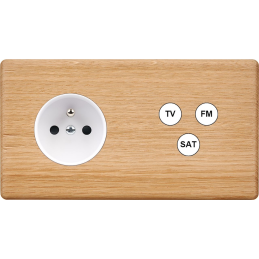 Switch plate Hitera light...