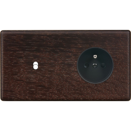 Switch plate Hitera dark...