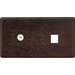 Switch plate Hitera dark...