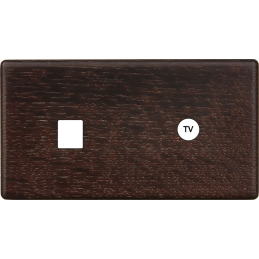 Switch plate Hitera dark...