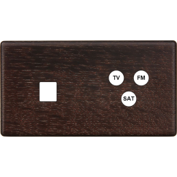 Switch plate Hitera dark...