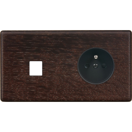 Switch plate Hitera dark...