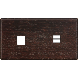 Switch plate Hitera dark...