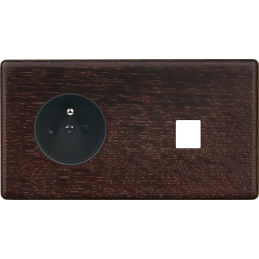 Switch plate Hitera dark...