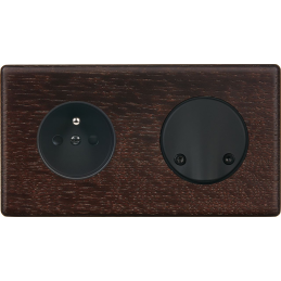 Switch plate Hitera dark...