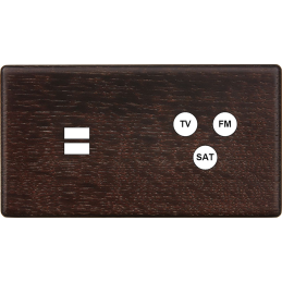 Switch plate Hitera dark...