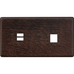 Switch plate Hitera dark...