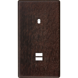Switch plate Hitera dark...