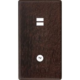 Switch plate Hitera dark...