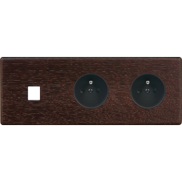 Switch plate Hitera dark...