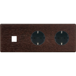 Switch plate Hitera dark...