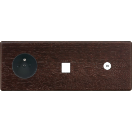 Switch plate Hitera dark...