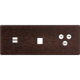 Switch plate Hitera dark...