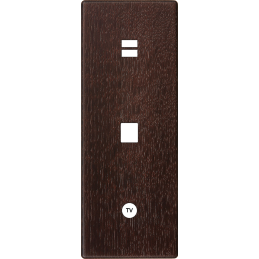 Switch plate Hitera dark...