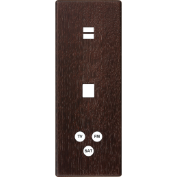 Switch plate Hitera dark...