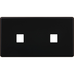 Switch plate Hitera black...