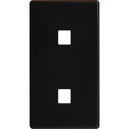 Switch plate Hitera black...