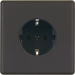 Switch plate Hitera black...