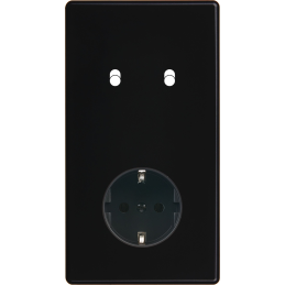 Switch plate Hitera black...