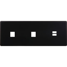 Switch plate Hitera black...