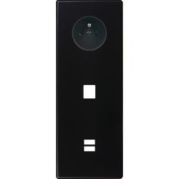 Switch plate Hitera black...