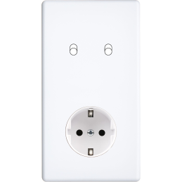 Switch plate Hitera white...