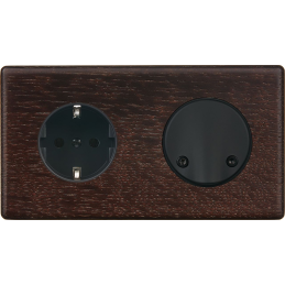 Switch plate Hitera dark...