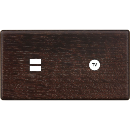 Switch plate Hitera dark...