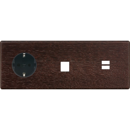 Switch plate Hitera dark...