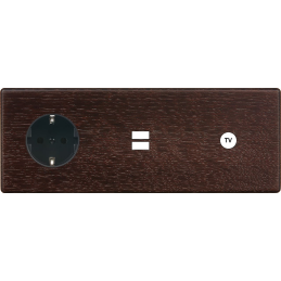 Switch plate Hitera dark...