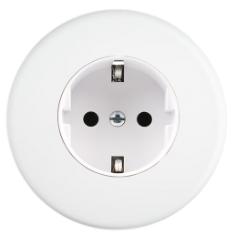 Switch plate Iris white...