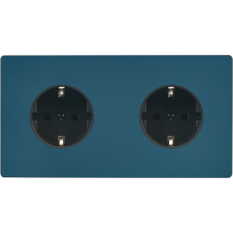 Switch plate 'M' Matt gray...