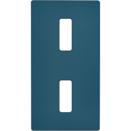 Switch plate 'M' Matt gray...