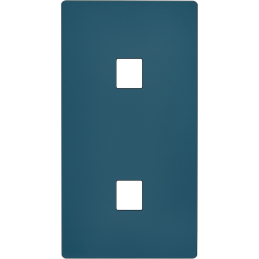 Switch plate 'M' Matt gray...