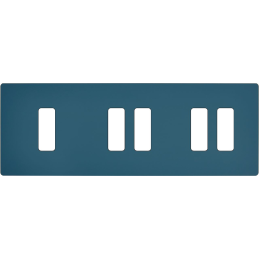 Switch plate 'M' Matt gray...