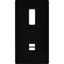 Placa de interrutor 'M'...