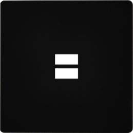 Placa de interrutor 'M'...