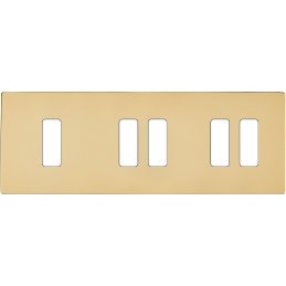 Switch plate 'M' varnished...