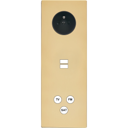 Switch plate 'M' varnished...